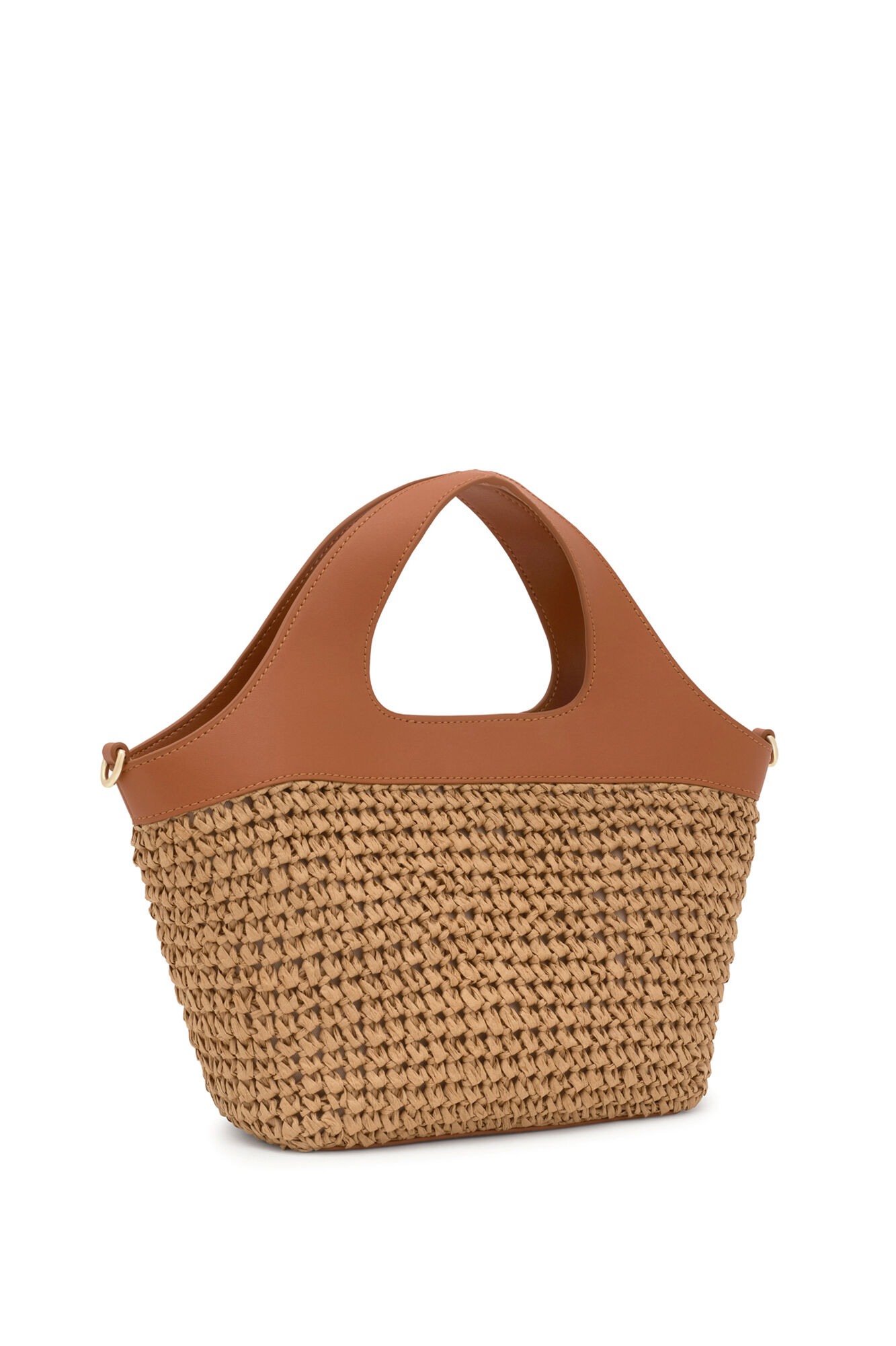 Tous Capazo mediano camel TOUS Lirio Rafia Beige