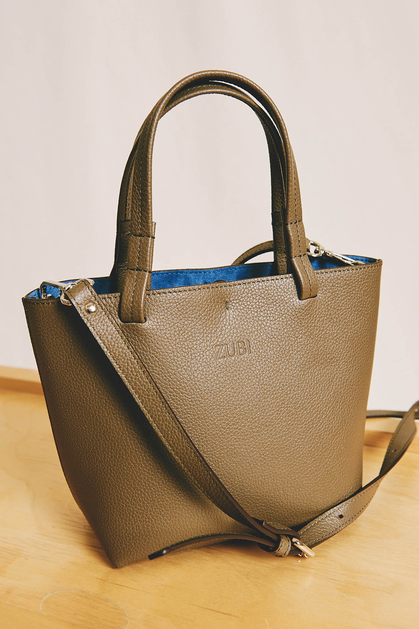 Zubi Bolso tote isak S piel Beige