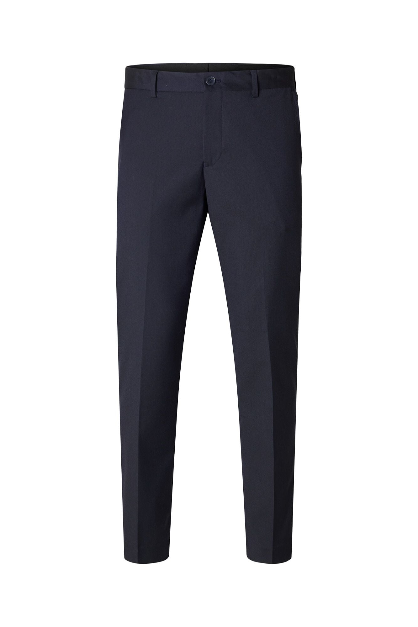 Selected Slim fit suit trousers made from recycled materials Navy