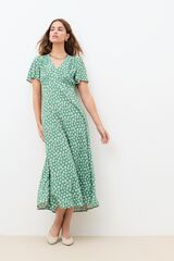 Caroll Vestido comprido Romeline Multicolorido