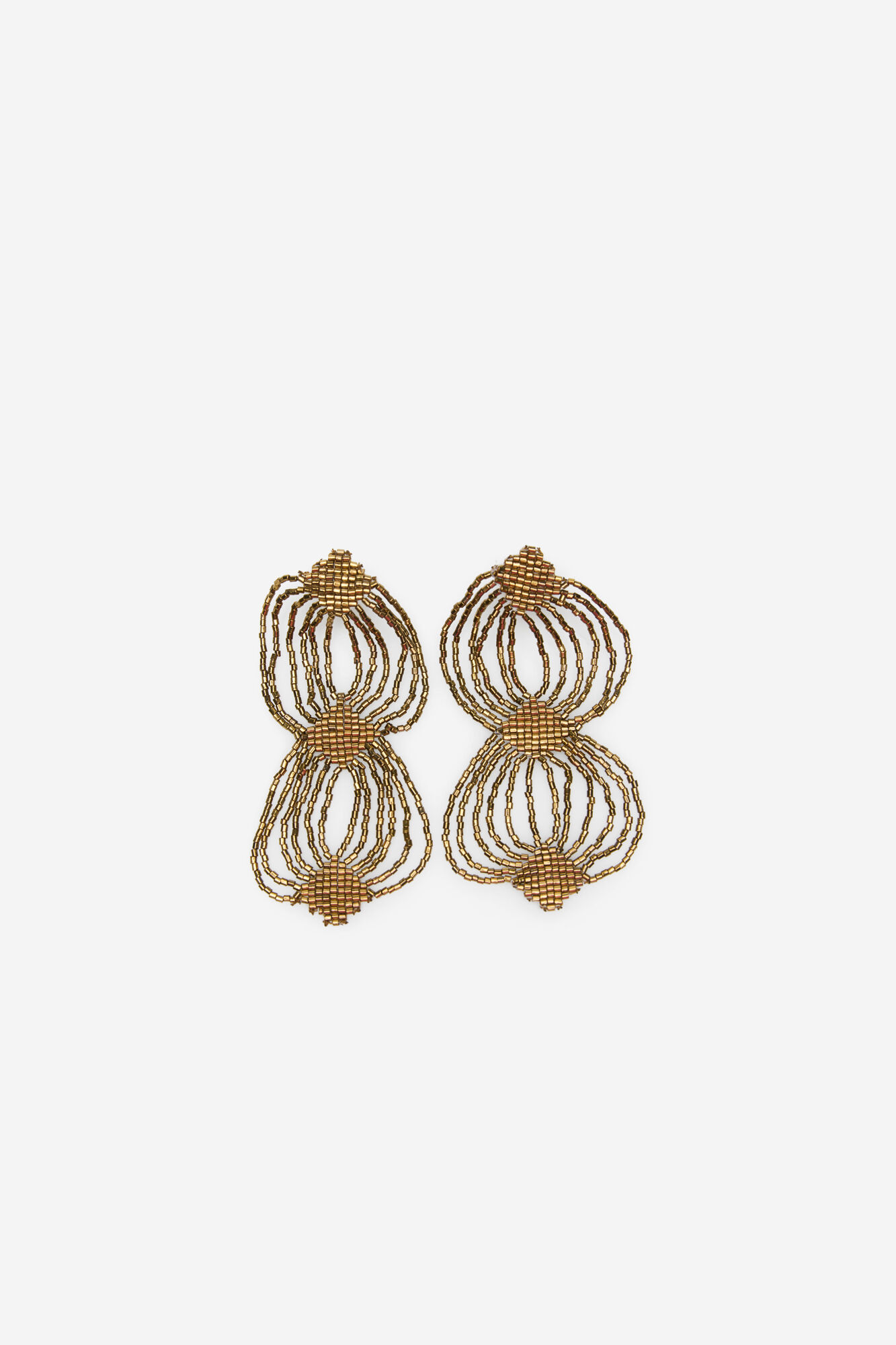Cortefiel Pingentes com v&aacute;rias contas Dourado