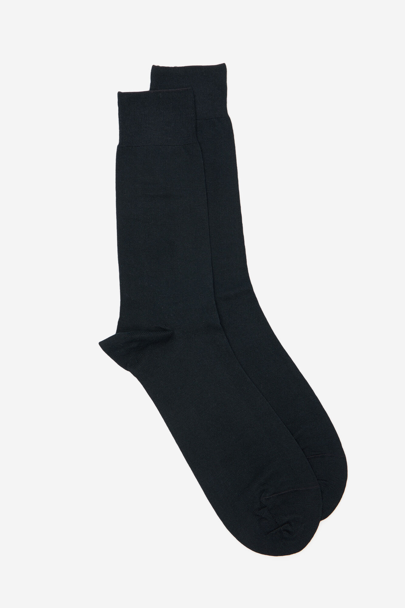 Cortefiel Plain dress socks Black