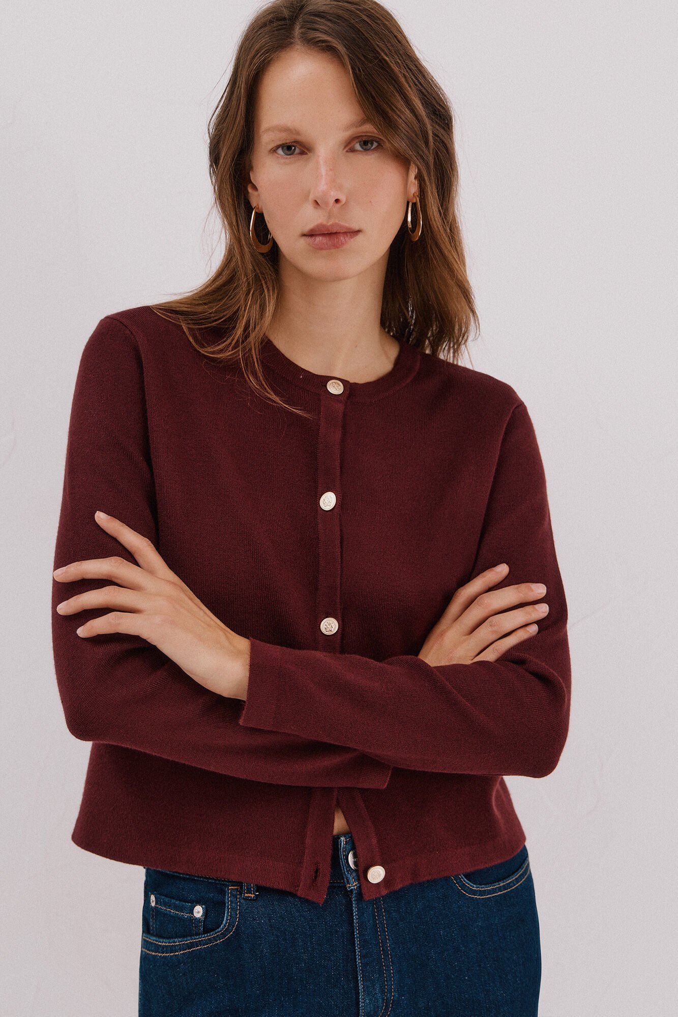 Cortefiel Essential knit cardigan