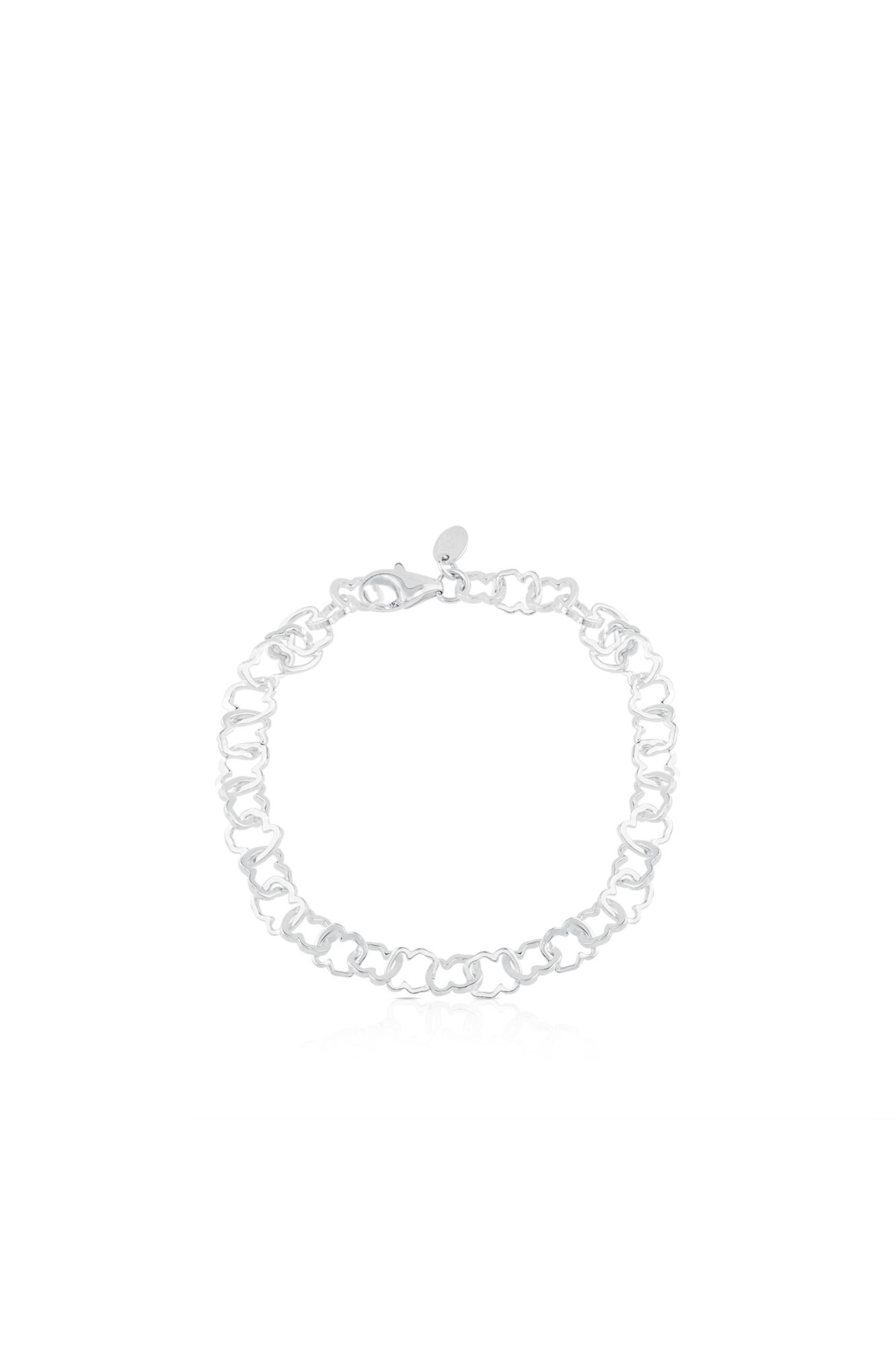 Tous Pulsera de plata motivo Carrusel Gris