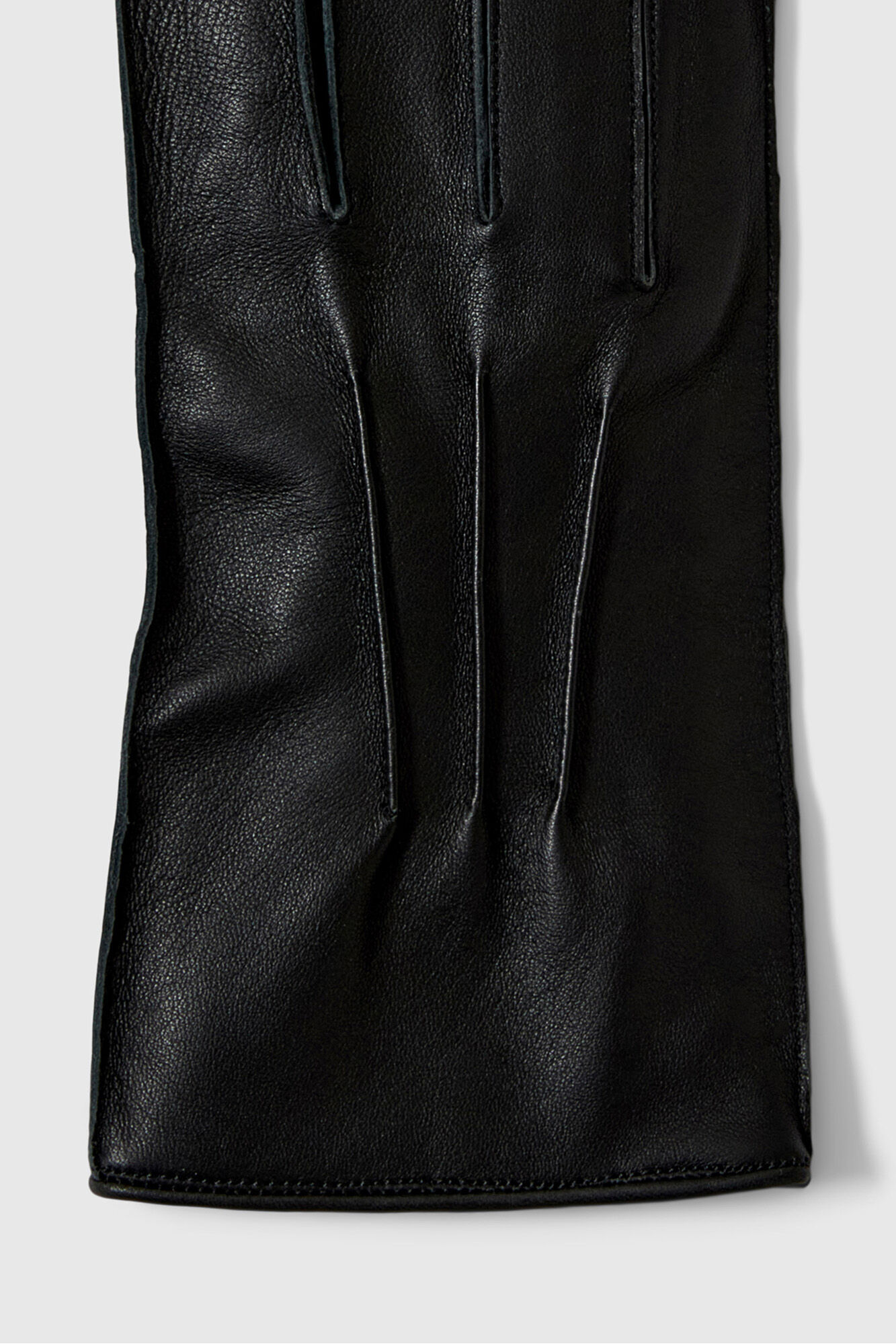 Selected Guantes 100% piel bovina Negro