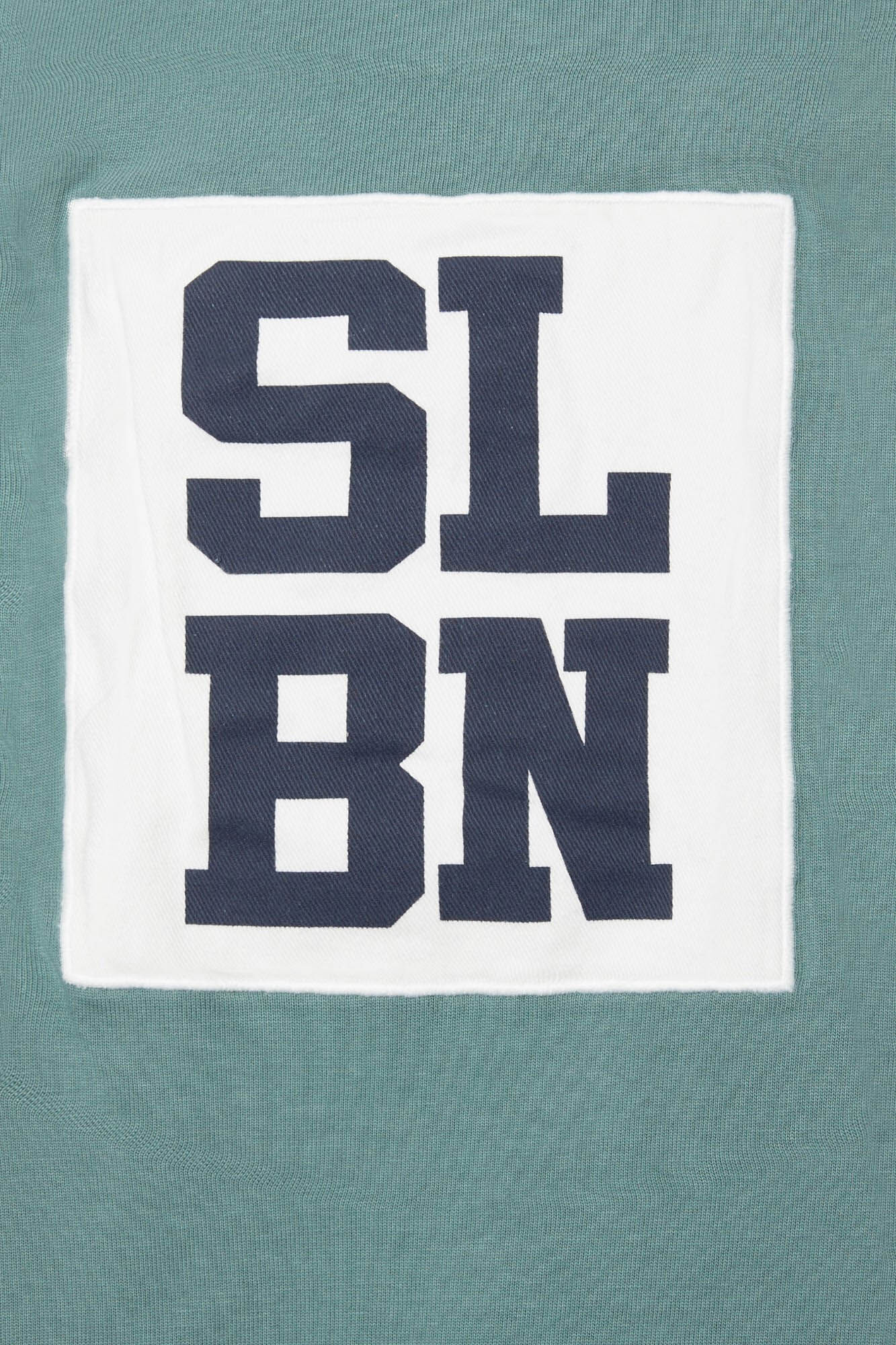 Silbon Green long-sleeved polo shirt with patch Green