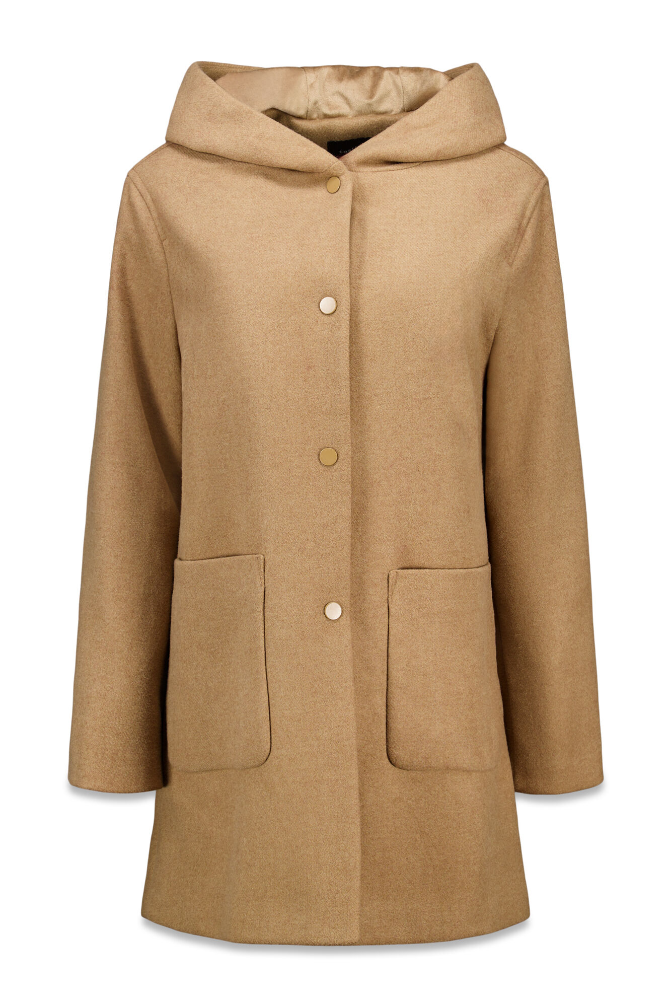 Cortefiel Hooded hood Beige