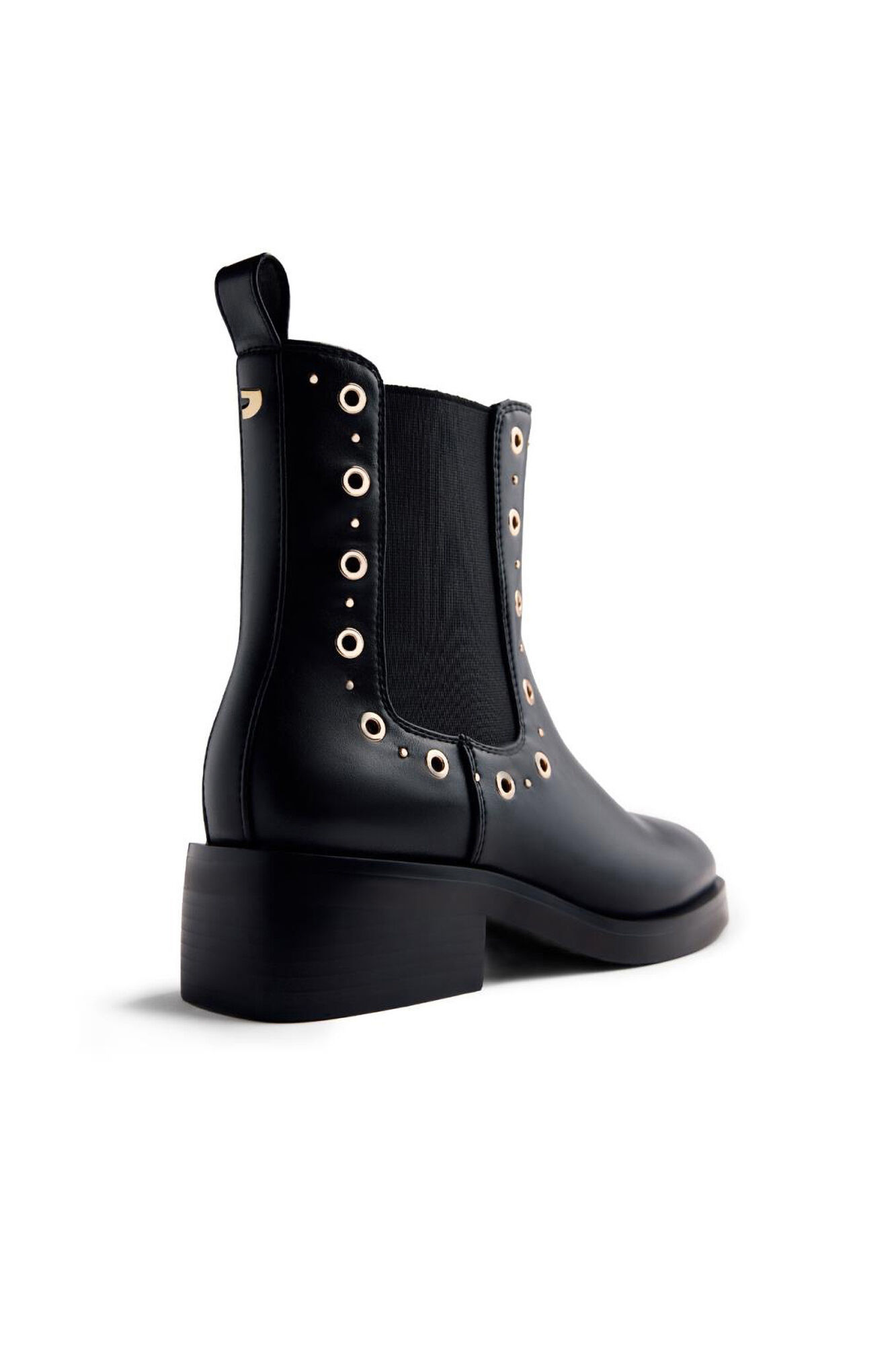Gioseppo Halma studded and studded Chelsea boots Black