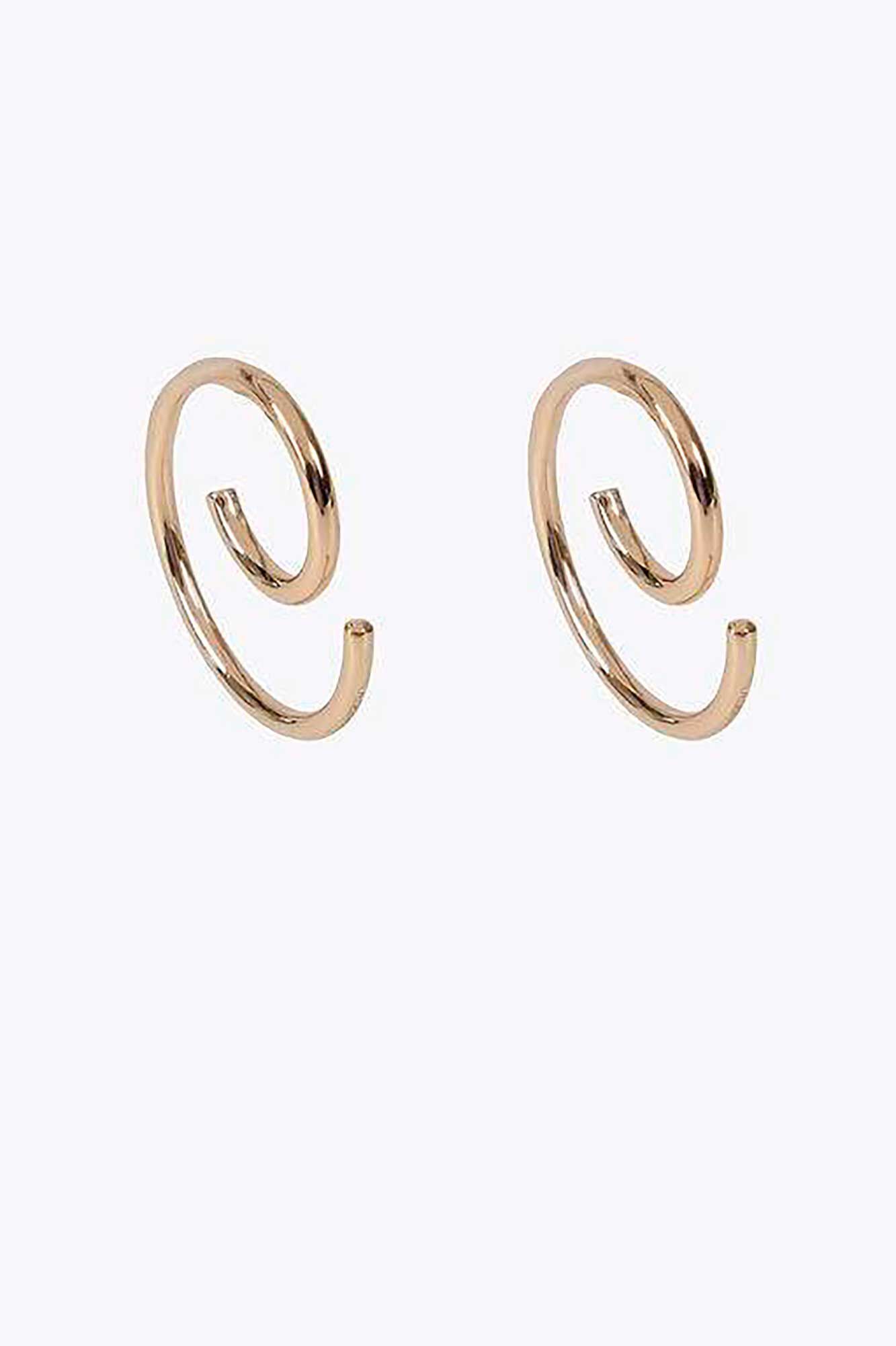 Lola Casademunt Brincos em espiral