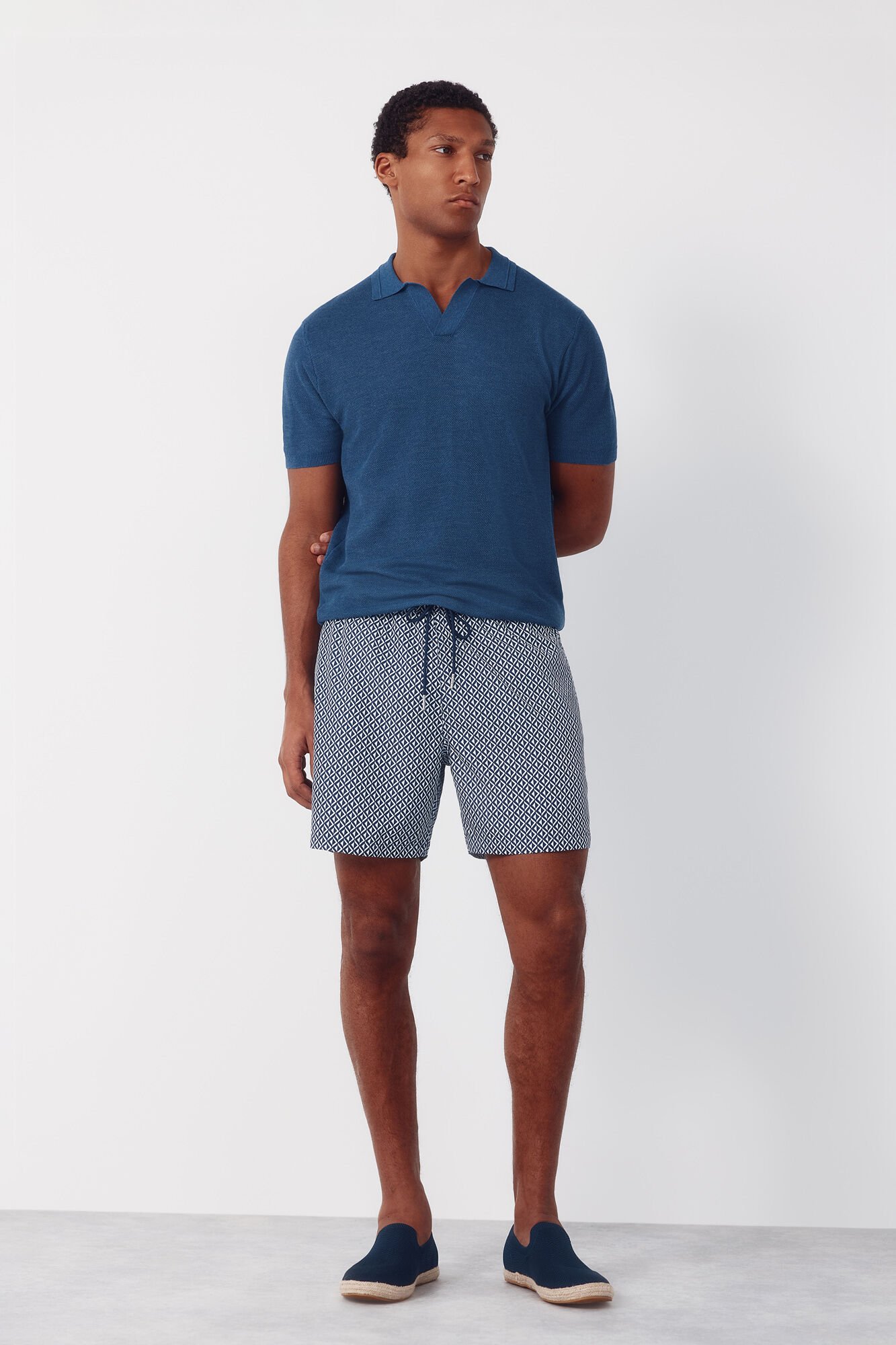 Cortefiel Diamond print swimwear