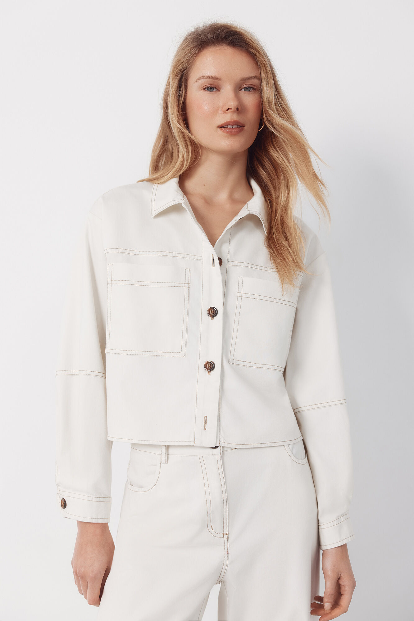 Cortefiel Camisa Vaquera Soft