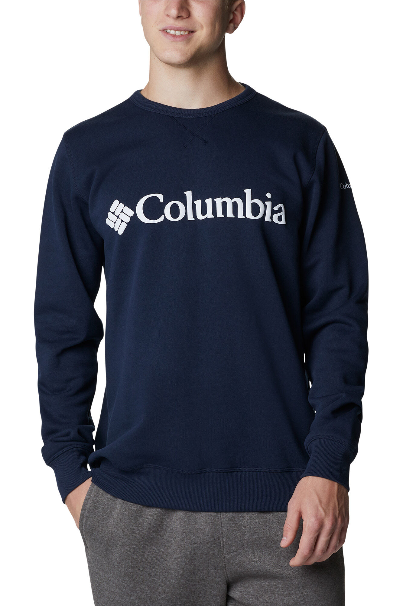 Columbia Jersey de cuello redondo con logo Columbia&trade; Turquesa