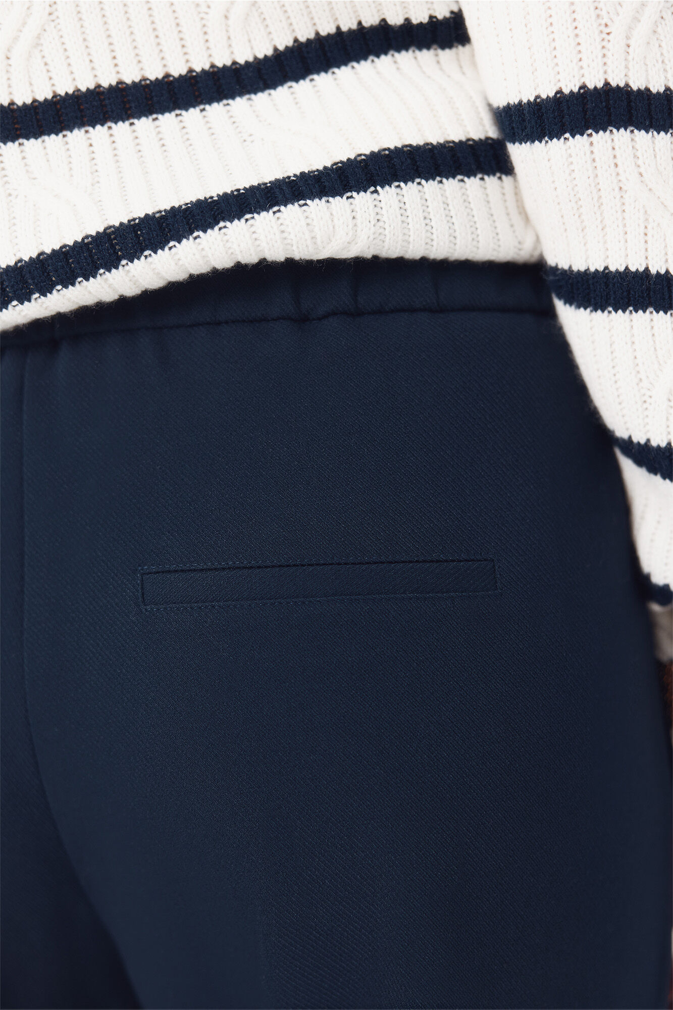 Cortefiel Women's jogger pants Navy