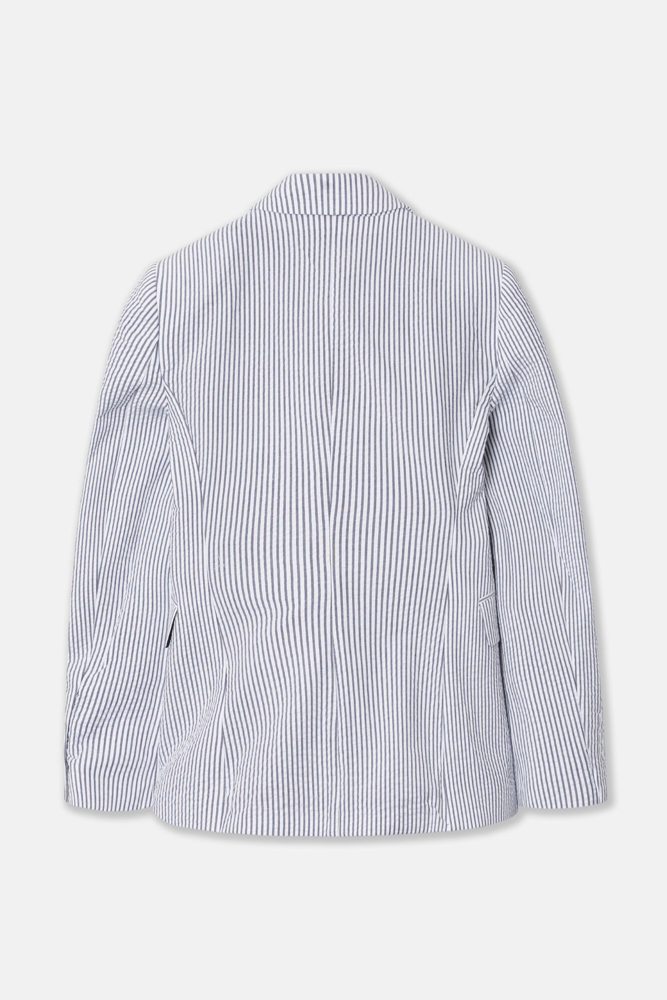 Silbon Women's double-breasted striped blazer Printed white