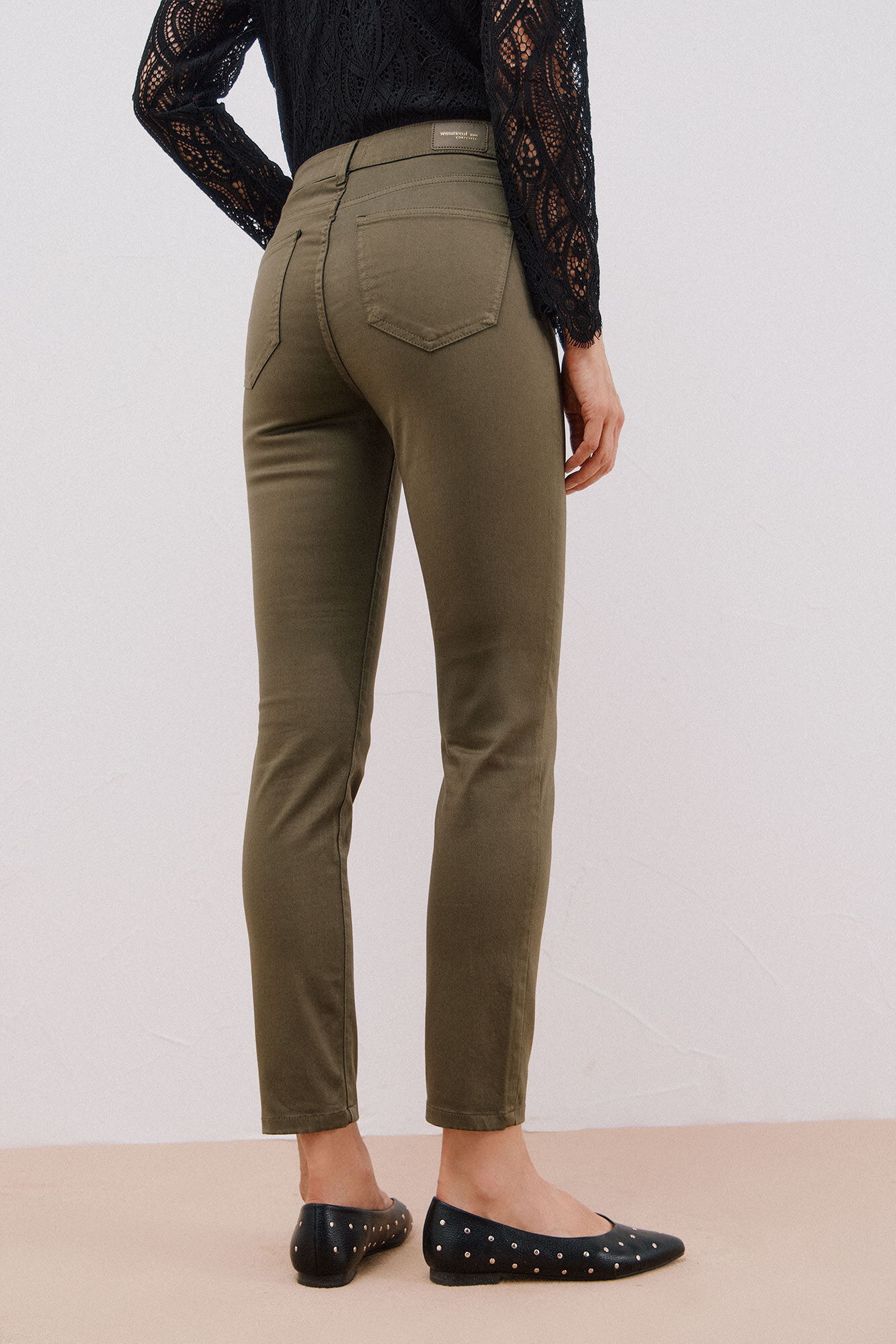 Cortefiel Cal&ccedil;as Coloridas Sensational Verde