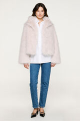 Selected Blusão com efeito de pele  Tostado