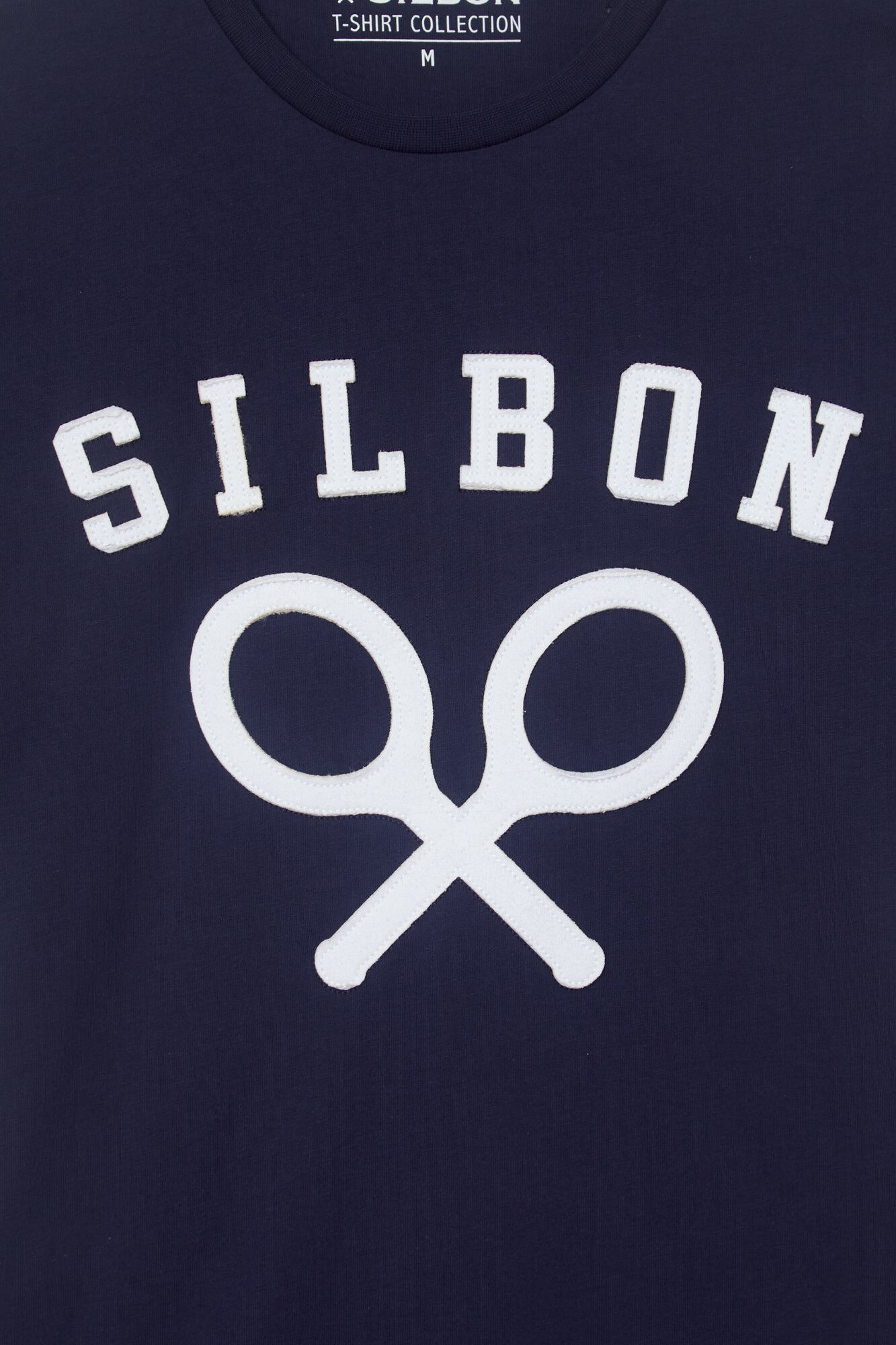 Silbon Camiseta raquetas corporativas azul Azul