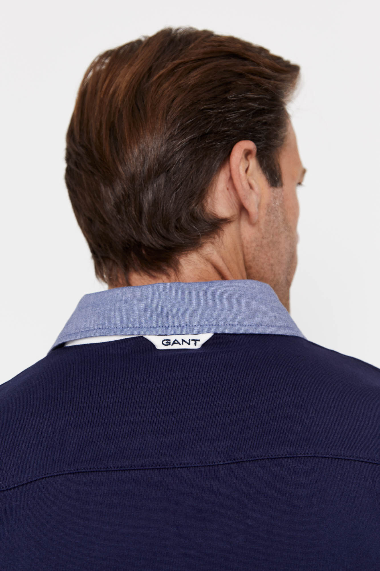 Gant Polo manga larga Azul marino