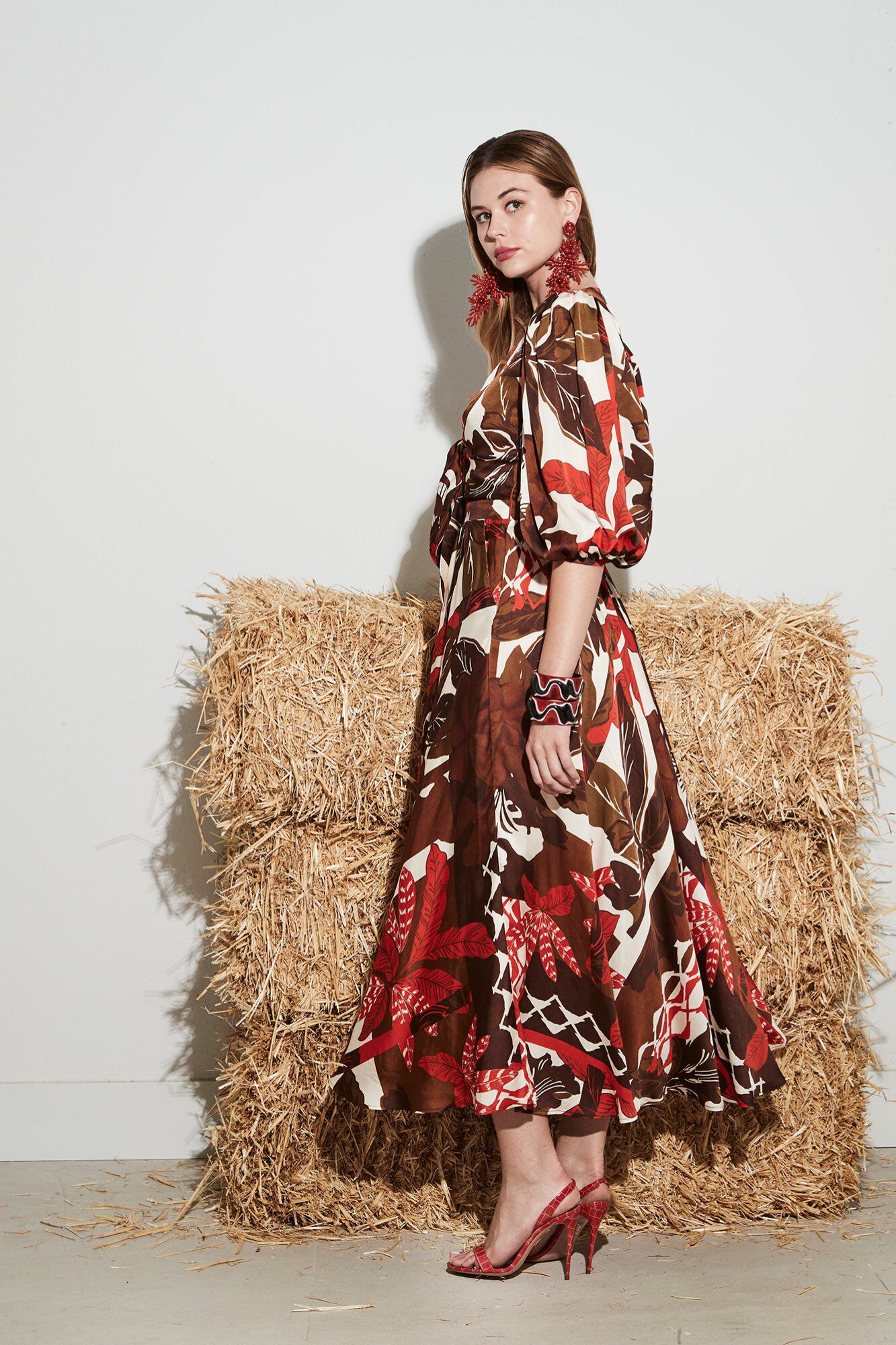 Panambi Miriam dress Printed brown