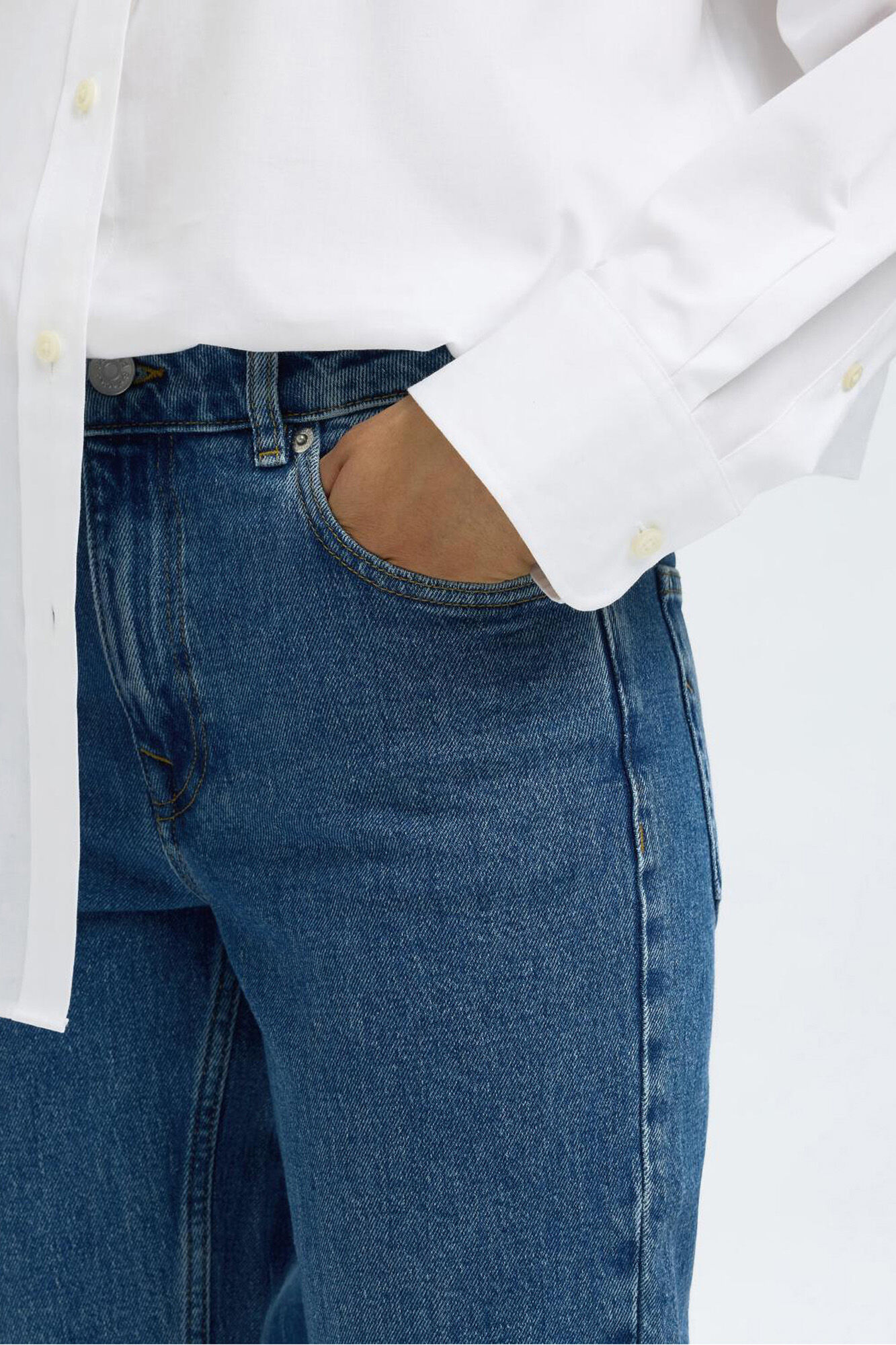 Selected Cal&ccedil;a jeans Slim Fit.