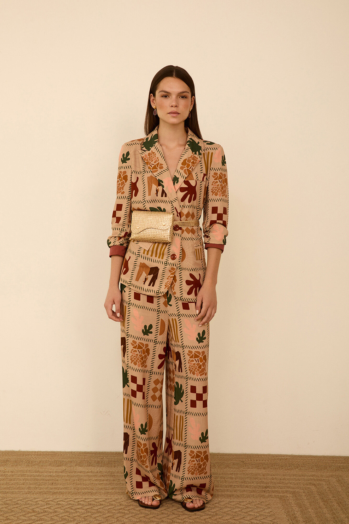 Meisie Cal&ccedil;a comprida fluida