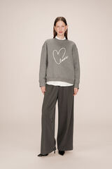 Grace & Mila Moletom oversized sweatshirt  Cinzento