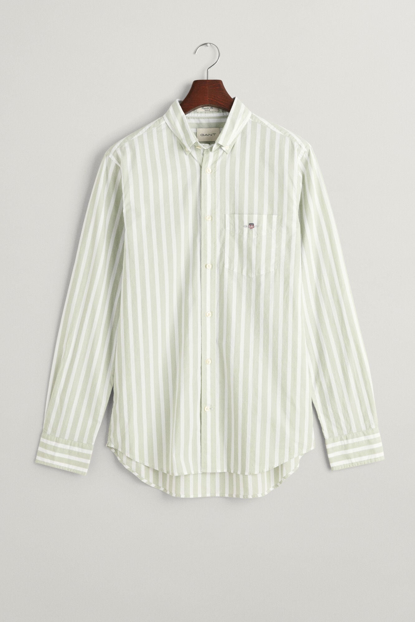 Gant Camisa popelina Verde