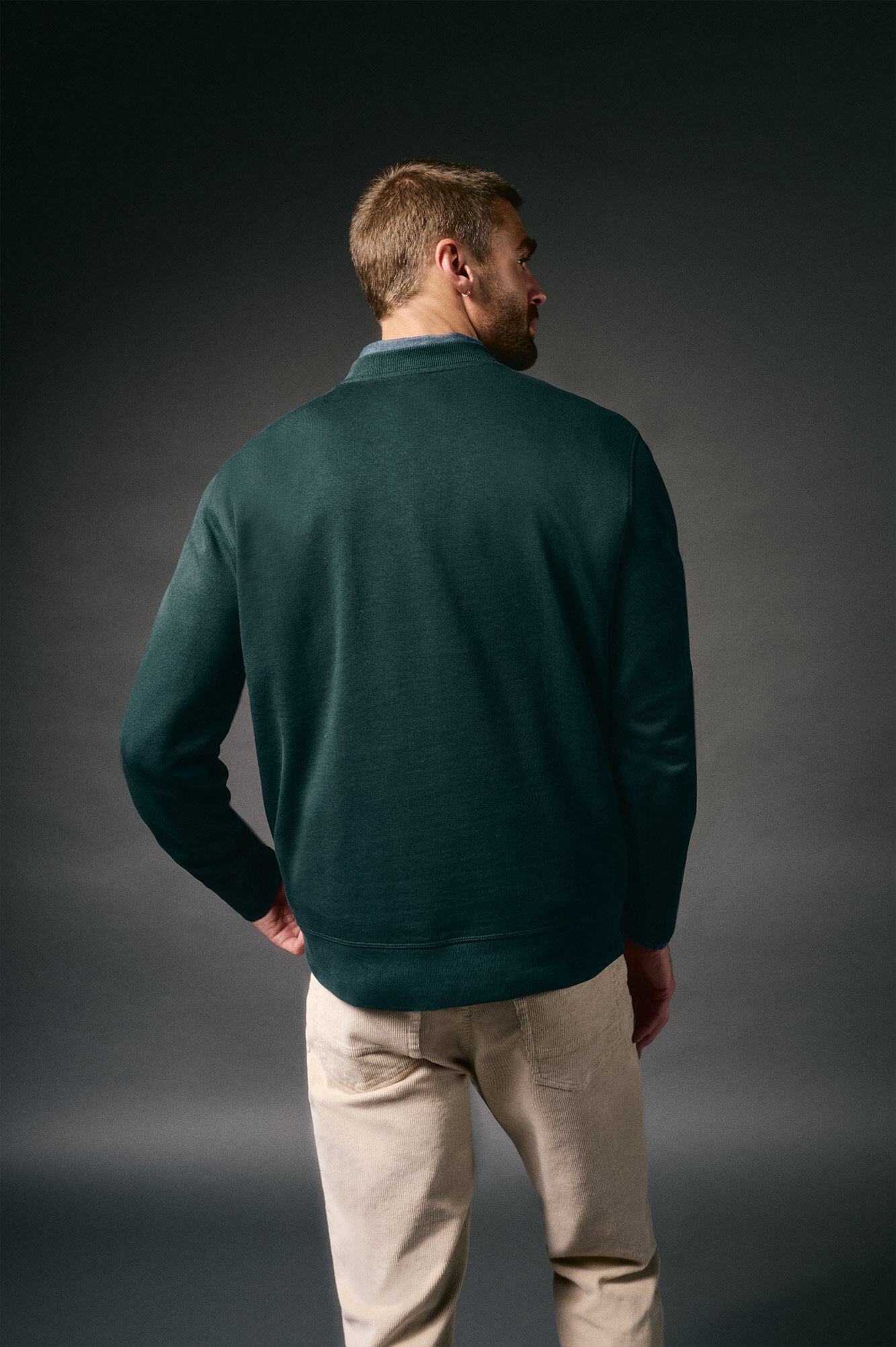 OOTO Sweatshirt caixa logo Verde