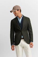 Silbon Houndstooth blazer Green