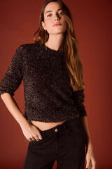 Slowlove Jesey prateado Preto