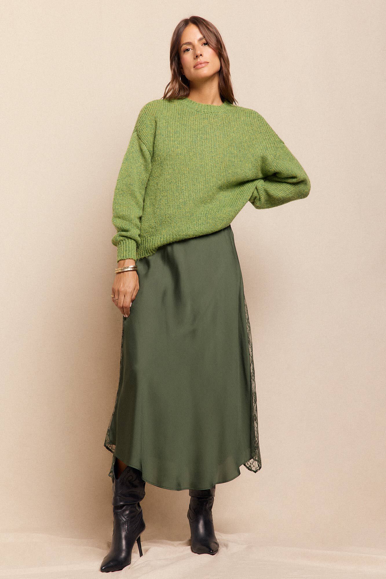 Slowlove Essential jumper Green