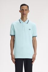 Fred Perry Polo em dois tons Fred Perry Azul