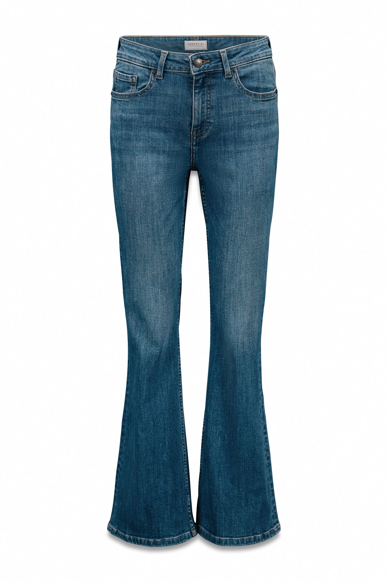 Cortefiel Bell bottom jeans Blue