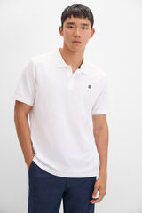 Cortefiel Essential polo shirt White