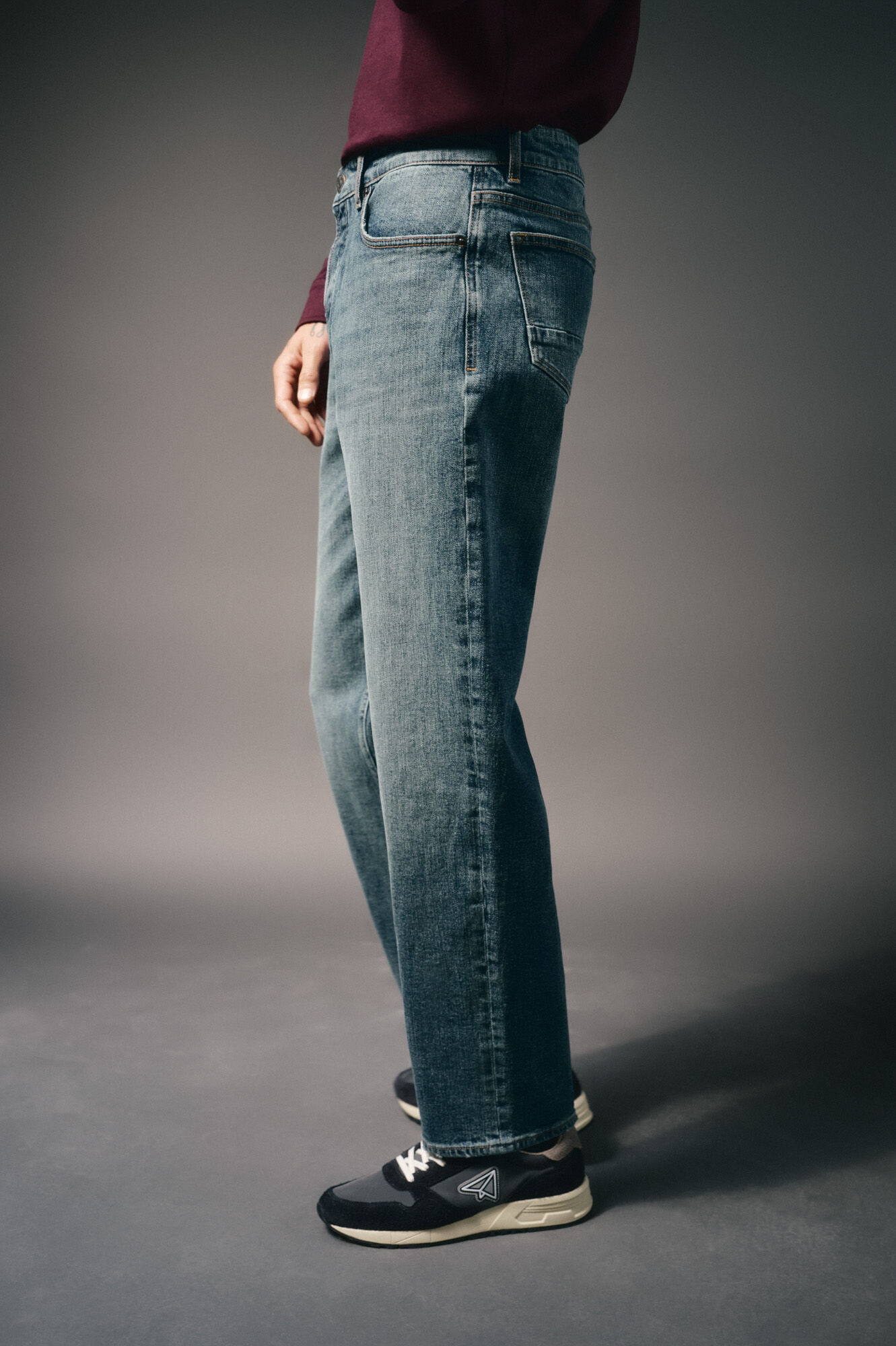 OOTO Pantal&oacute;n vaquero straight fit Azul