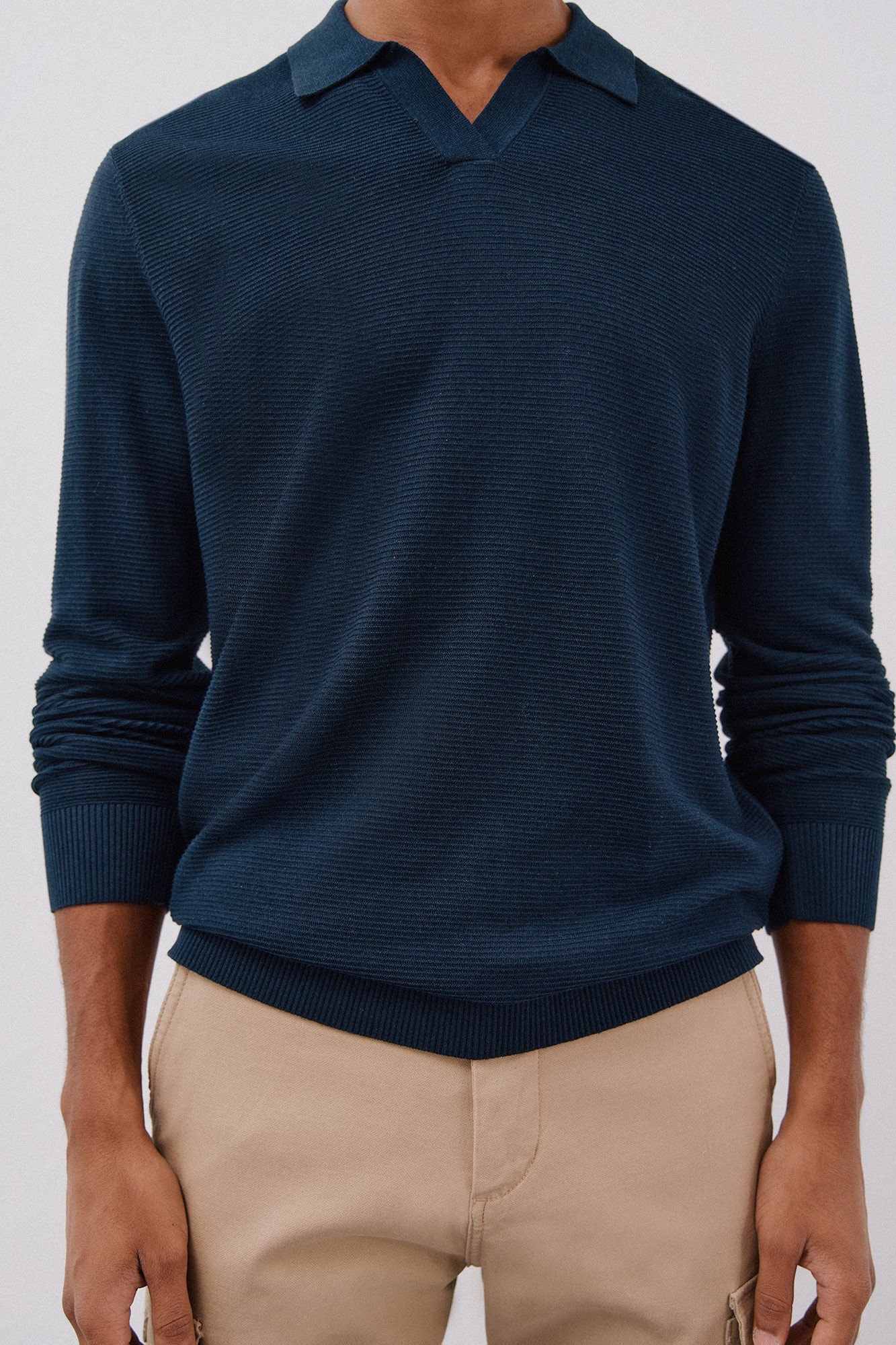 Cortefiel Fine knit jumper Navy