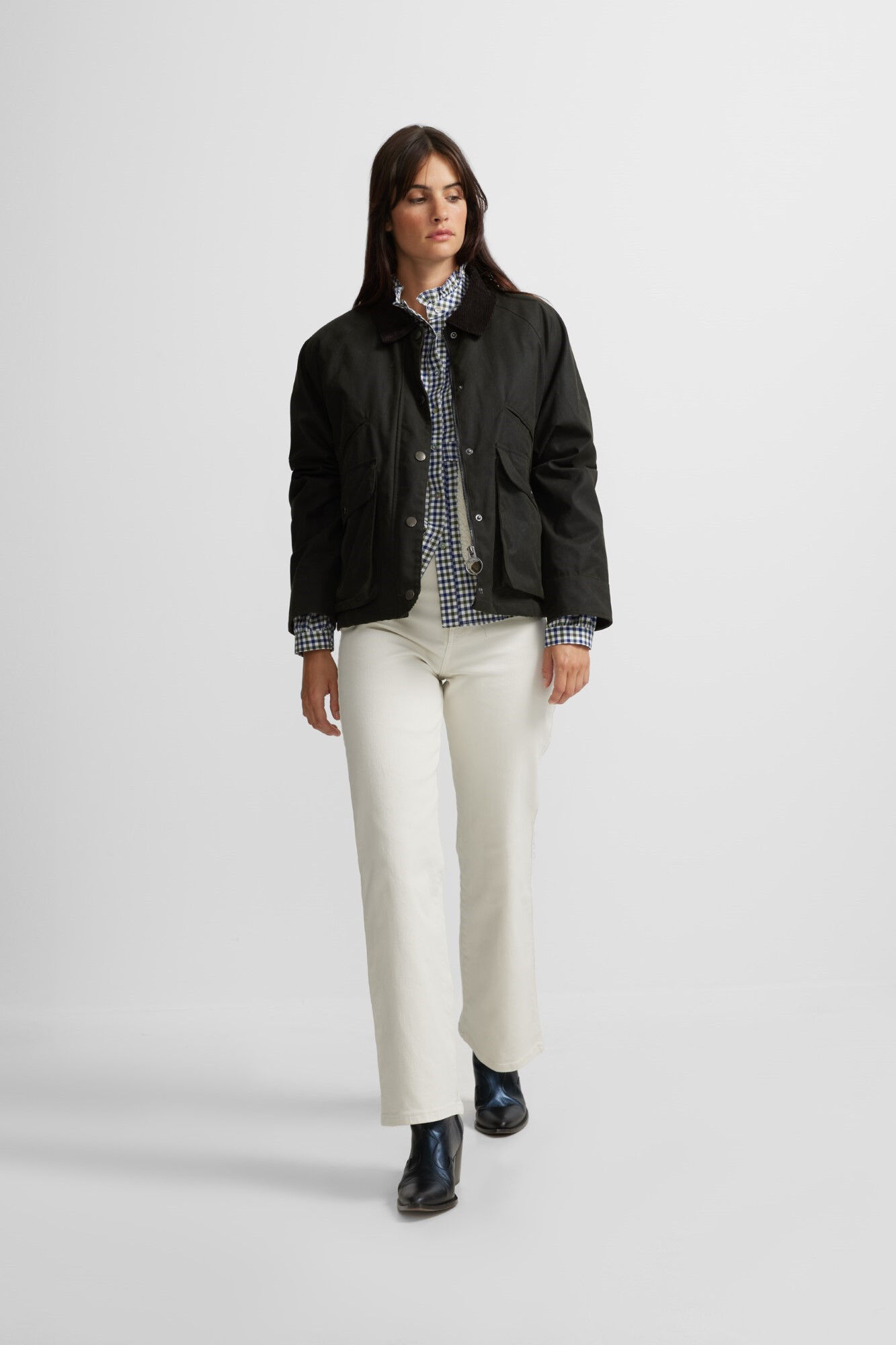 Silbon Casaco borrego em shearling Verde