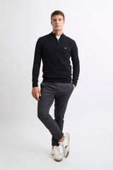 Williot Camisola Meia Fecho-&Eacute;clair Preto