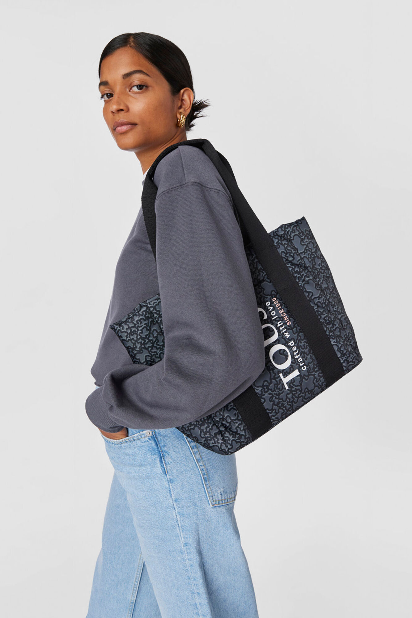 Tous Kaos Mini Evolution Nylon small carrycot black Black