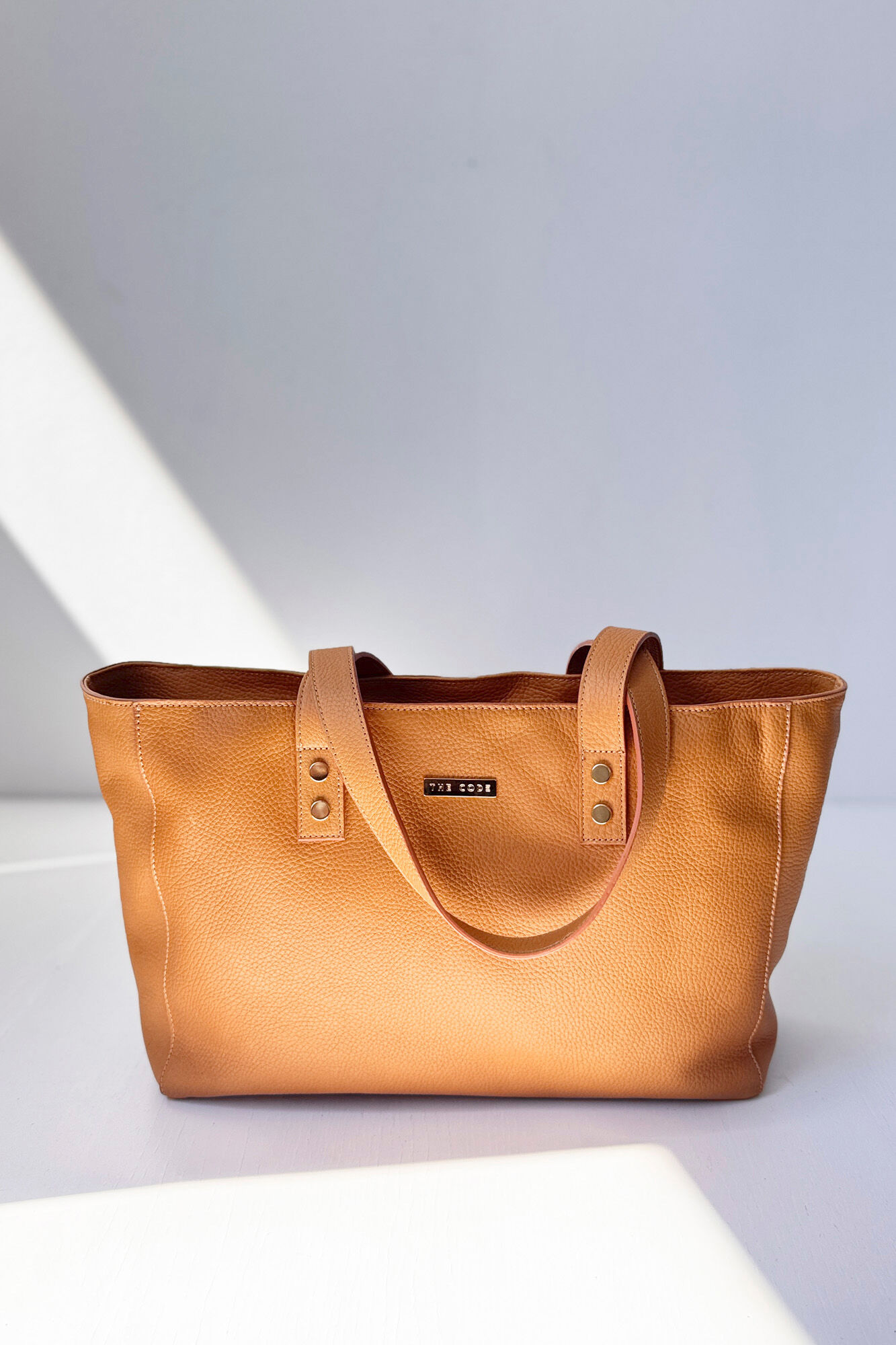 The Code Bolso Shopper Olga Camel