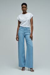 Salsa Jeans T-shirt com logo Branco