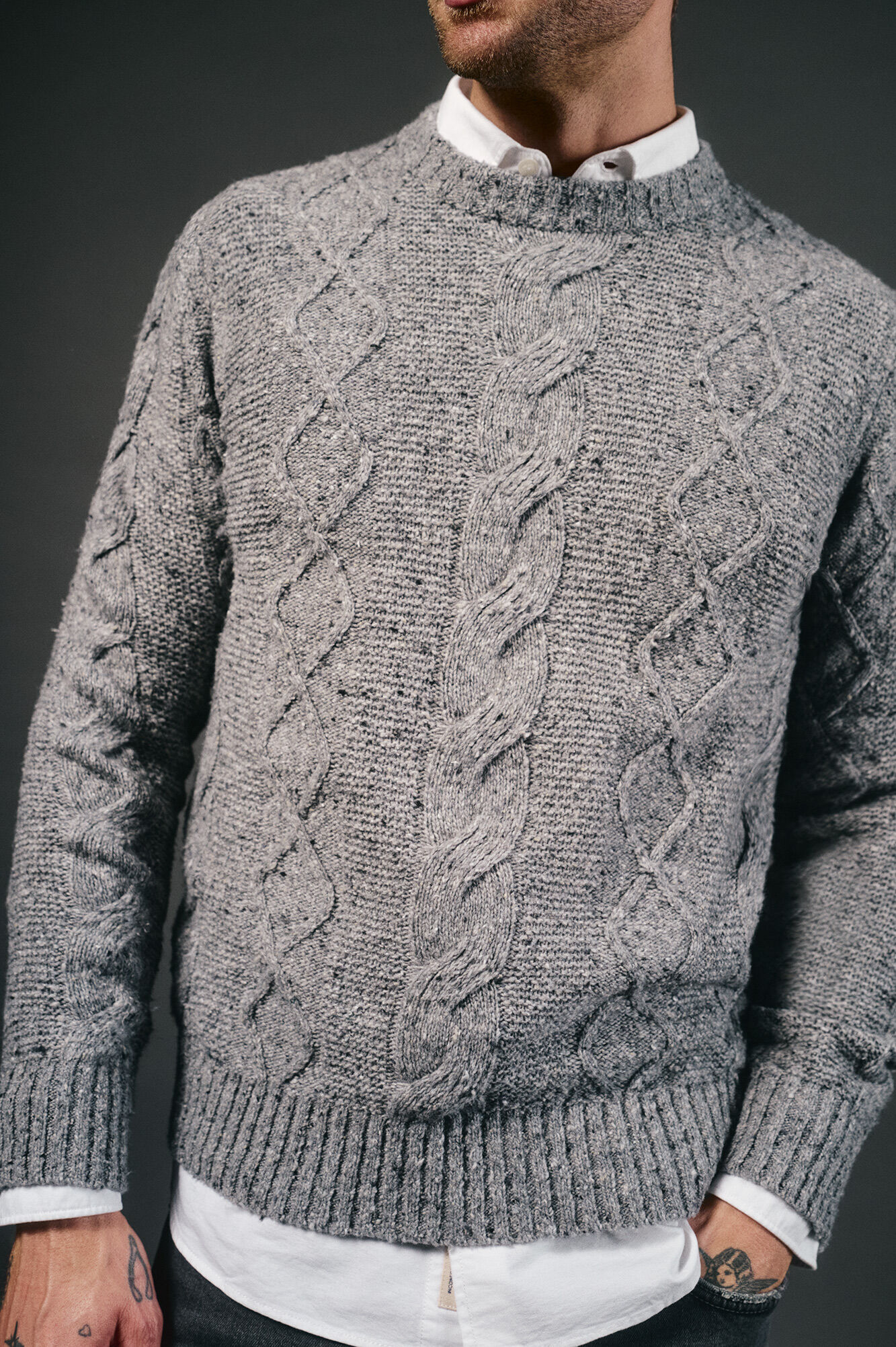 OOTO Camisola de Natal n&oacute;s gola caixa