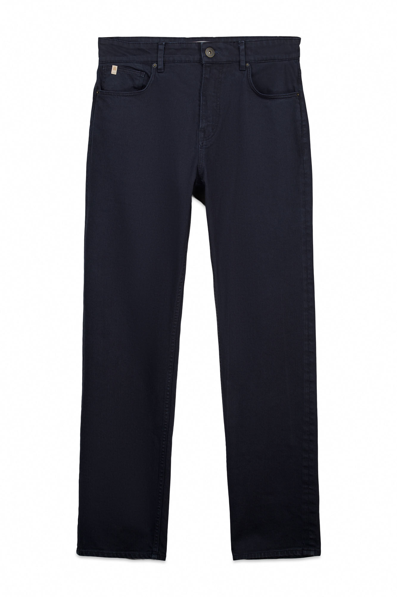 Cortefiel 5-pocket regular fit coloured trousers Navy