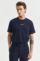 Gant Small GANT Graphic T-shirt Navy