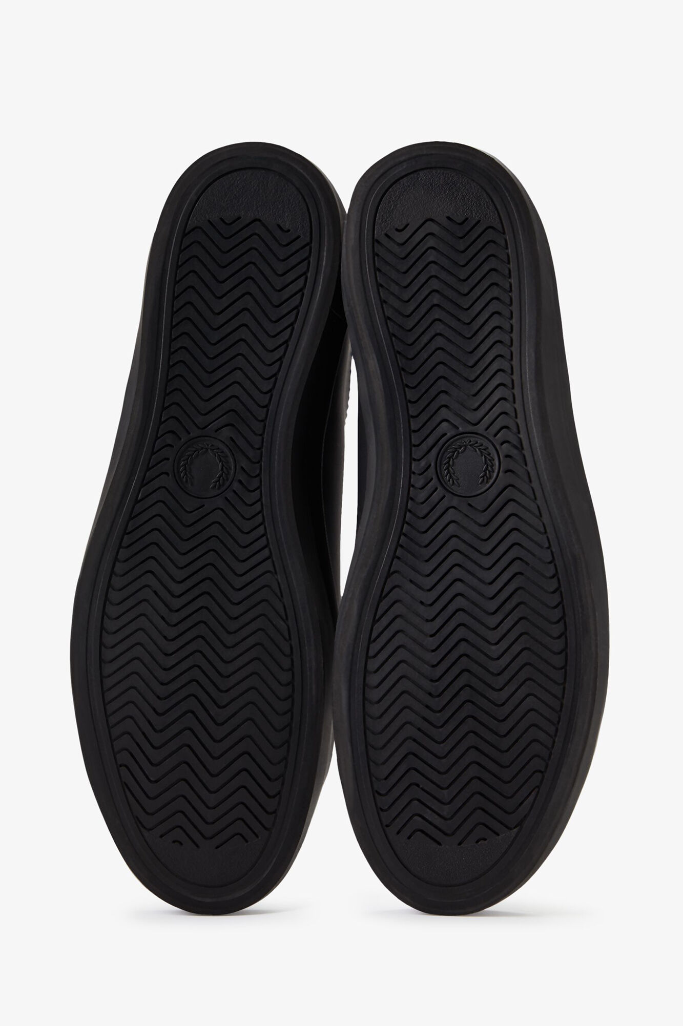Fred Perry Sapatilha Baseline em pele Preto