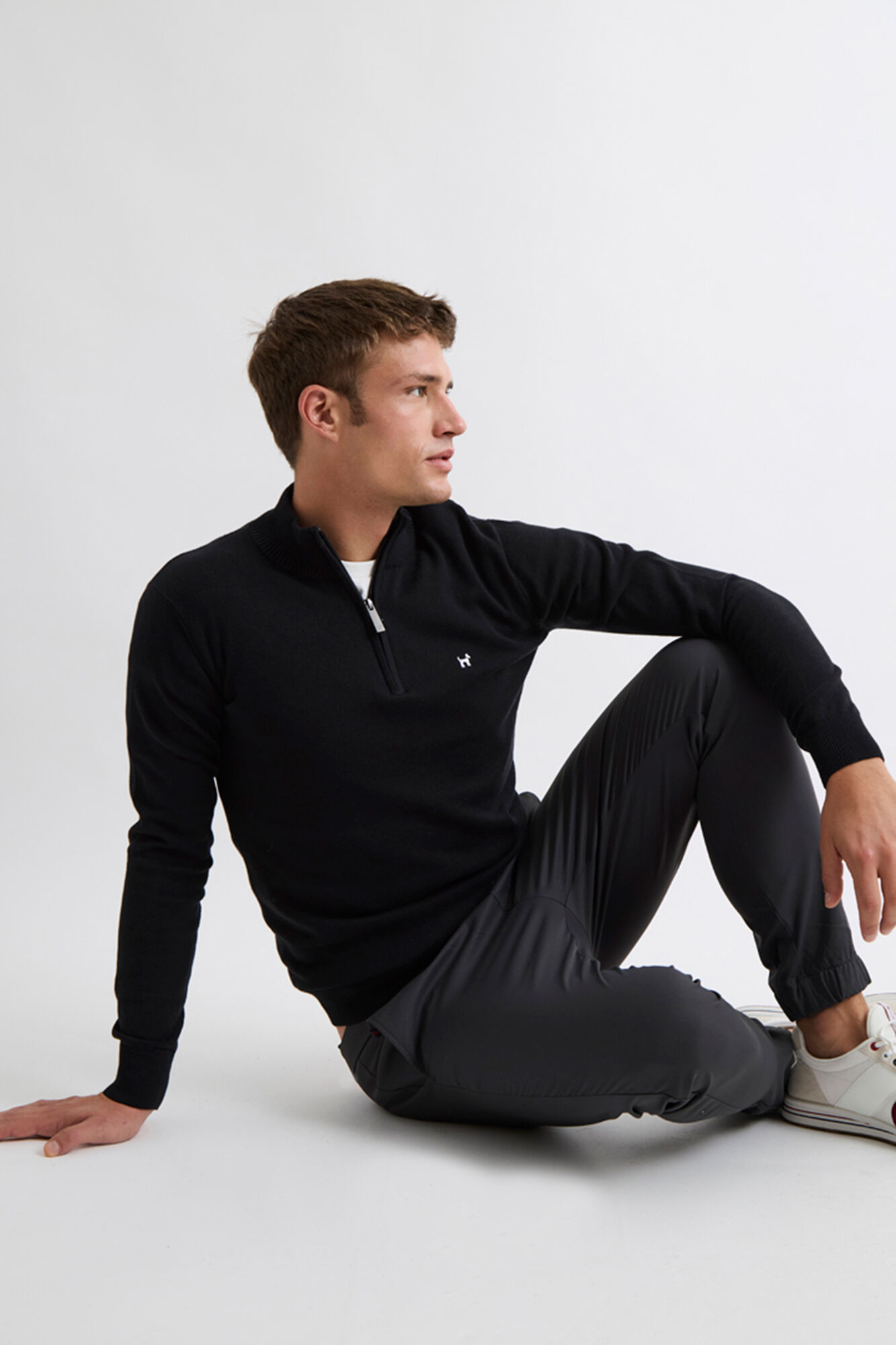 Williot Camisola Meia Fecho-&Eacute;clair Preto