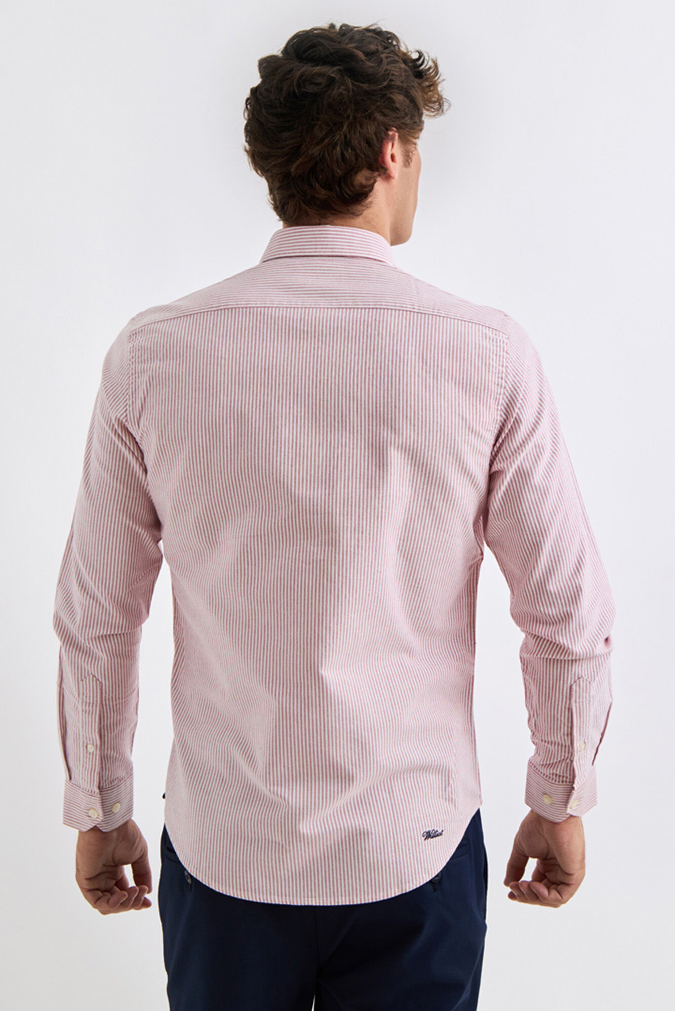 Williot Oxford Stripe Shirt Pink