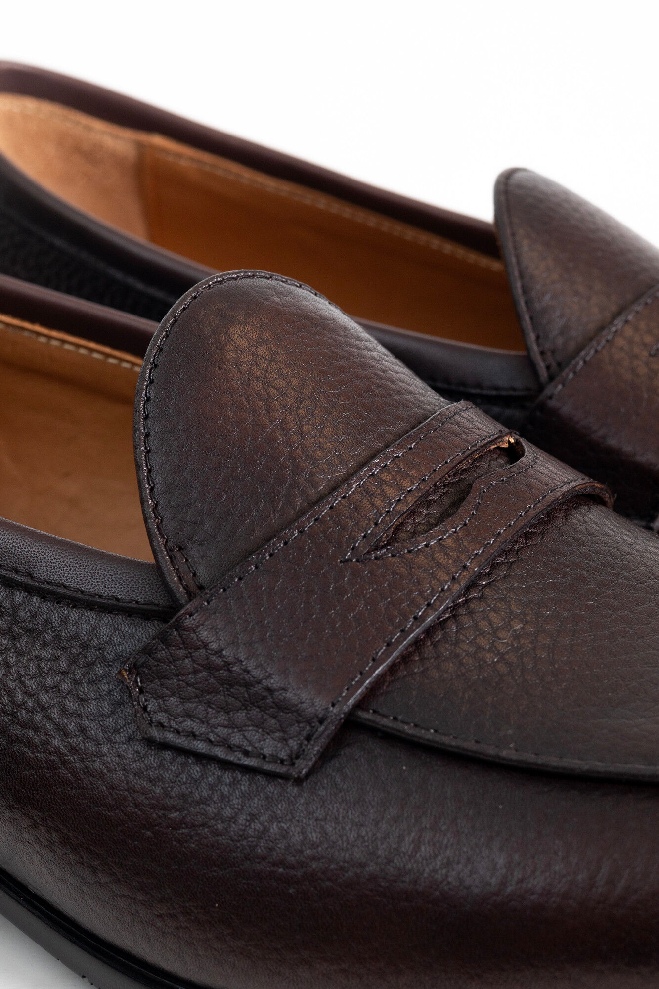 PuroEGO Mocassim em pele grain antifaz Granada
