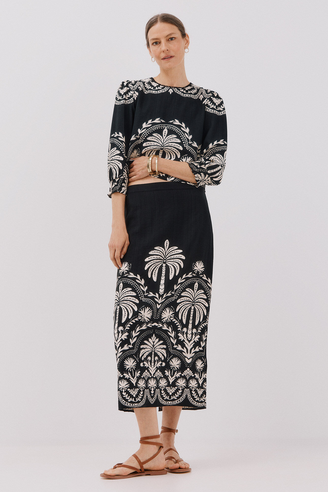 Cortefiel Printed blouse Multicolour