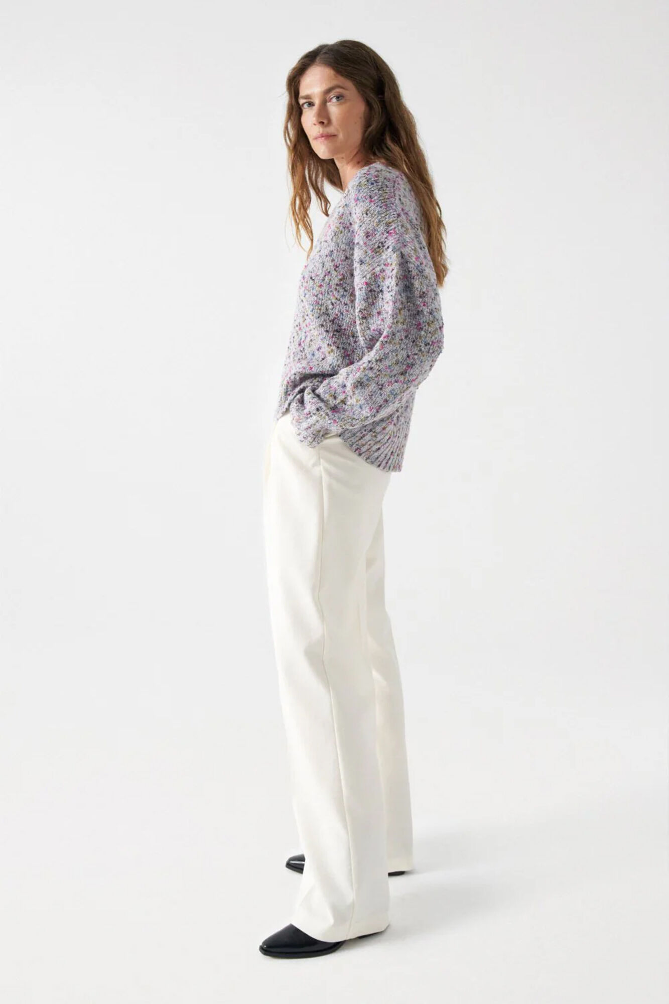 Salsa Jeans Jersey de punto grueso Gris